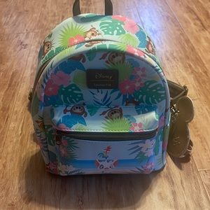 Loungefly Disney Moana Pua Hei Hei Floral Backpack